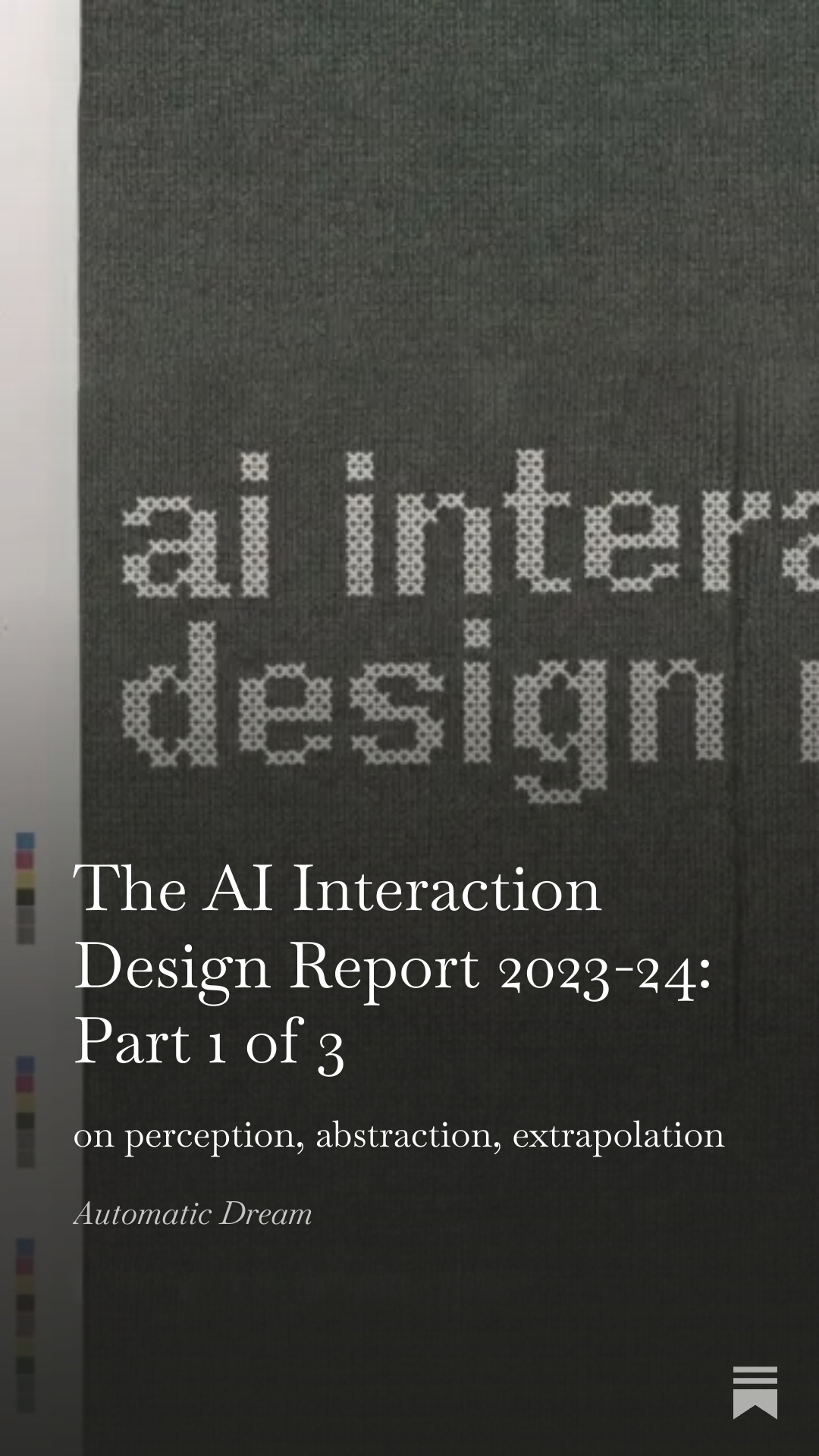 The AI Interaction Design Report